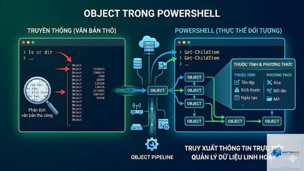 powershell object là gì