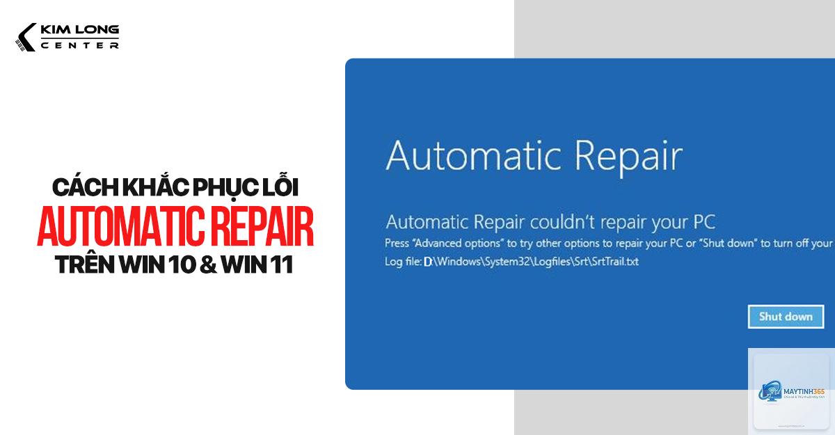 preparing automatic repair windows 10 - Hình 3