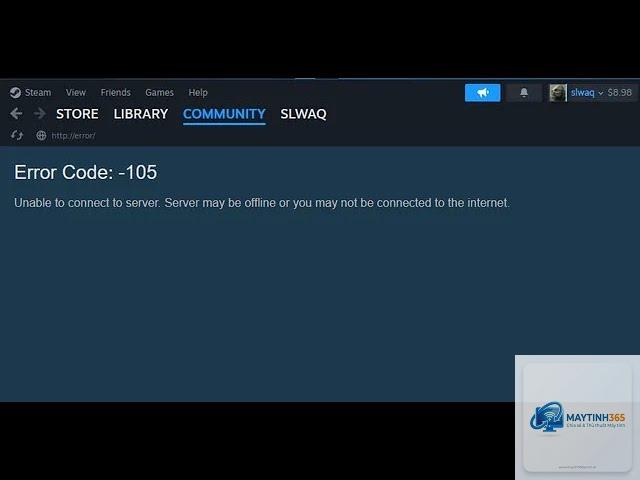 steam bị lỗi connection