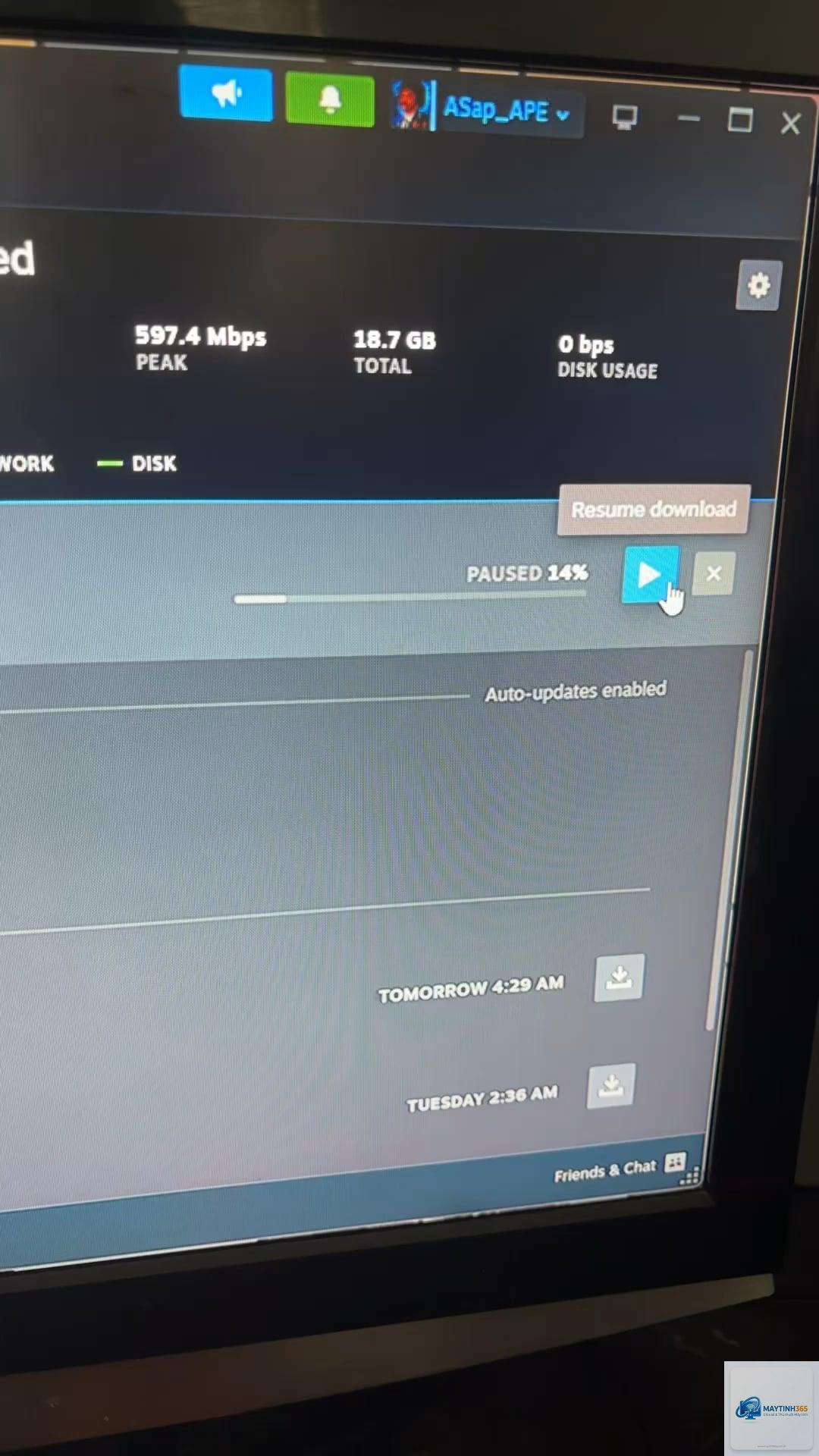 steam bị lỗi download chậm - Hình 2