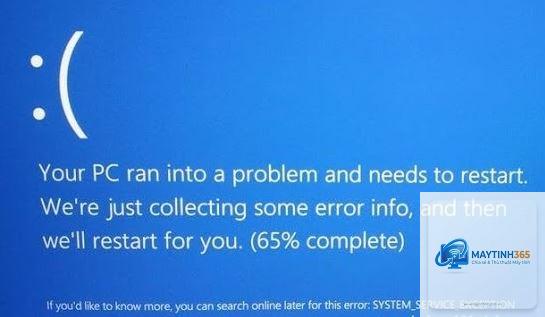 system service exception bsod