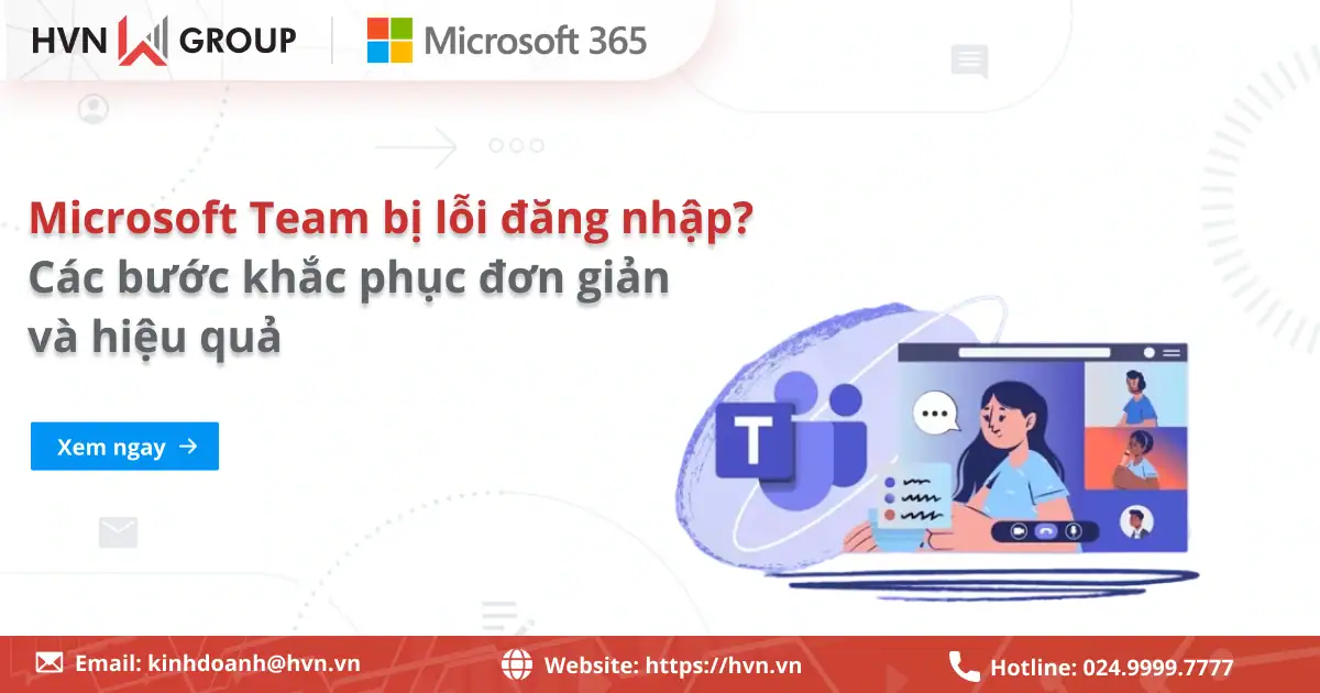 teams bị lỗi đăng nhập microsoft - Hình 3