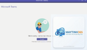 teams bị lỗi đăng nhập microsoft