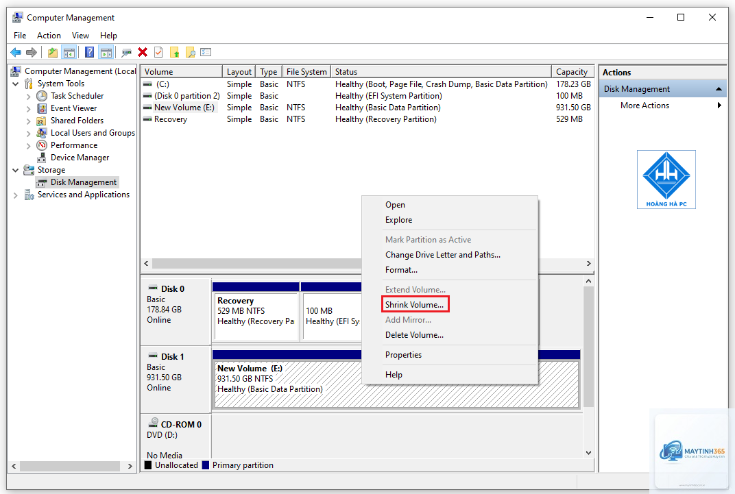 thủ thuật disk management nâng cao - Hình 1