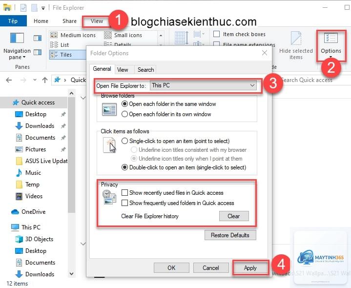 thủ thuật file explorer