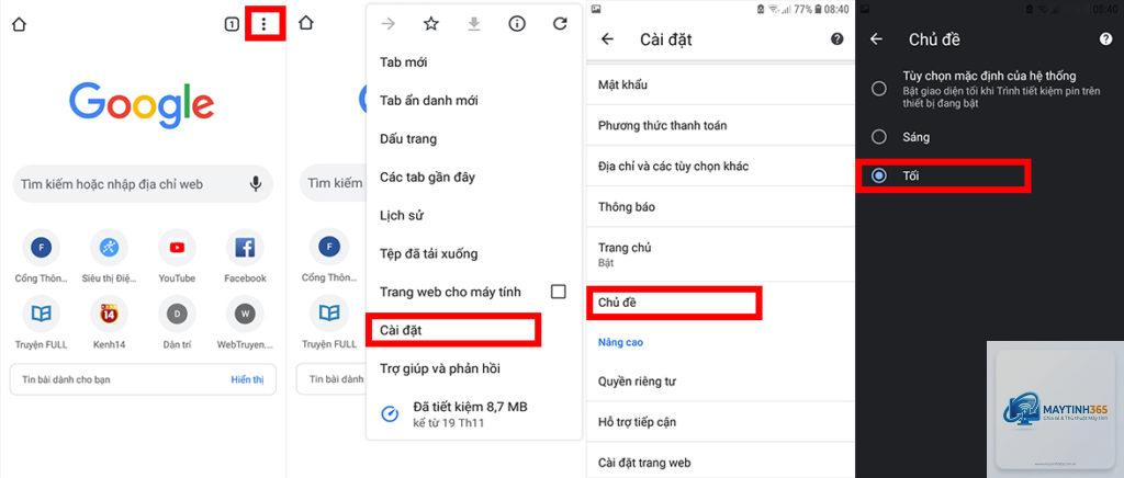 thủ thuật google chrome