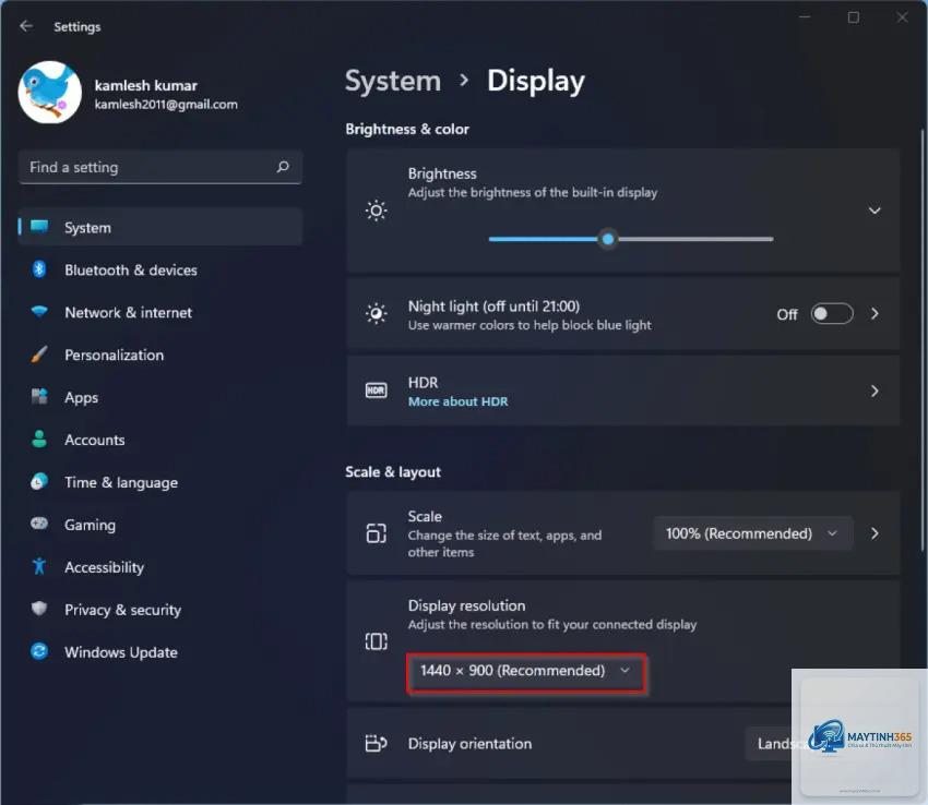 thủ thuật nâng cao display settings windows 11 - Hình 2