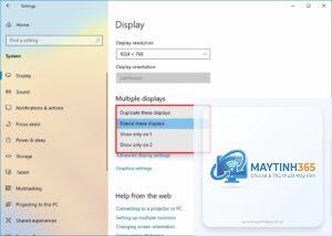 thủ thuật nâng cao display settings windows 11