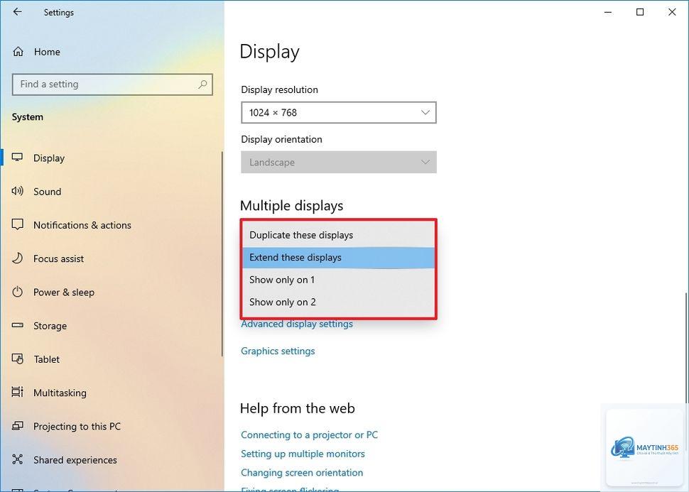 thủ thuật nâng cao display settings windows 11