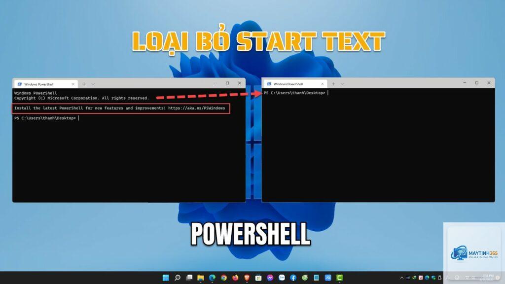 thủ thuật powershell windows 11
