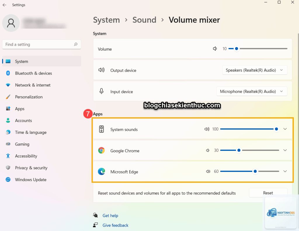 thủ thuật sound settings windows 11
