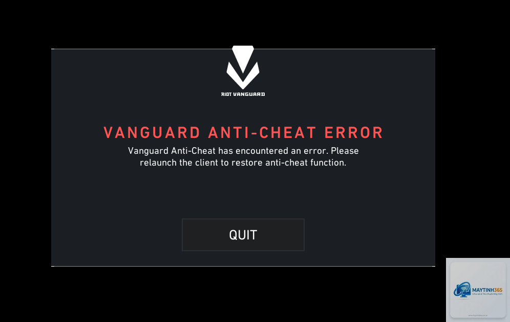 valorant bị lỗi anti cheat