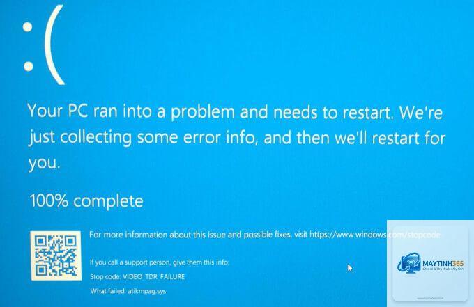 video tdr failure bsod