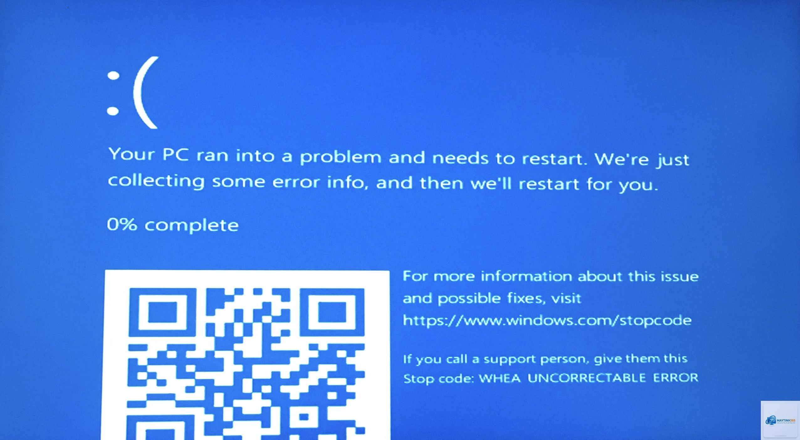 whea uncorrectable error bsod - Hình 1