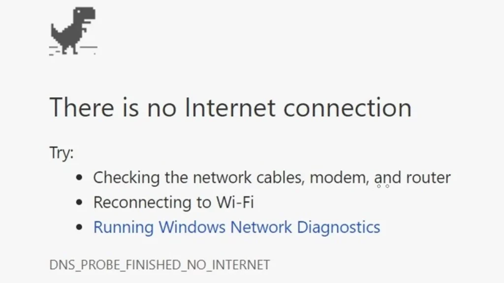 wifi báo no internet