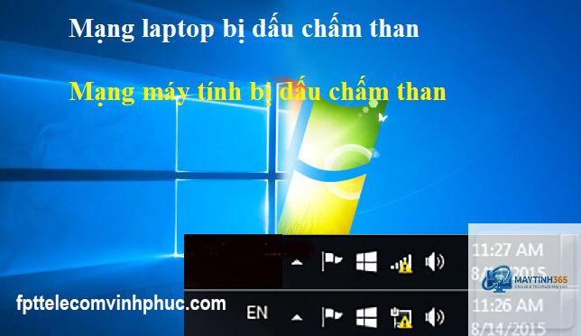 wifi bị chấm than vàng