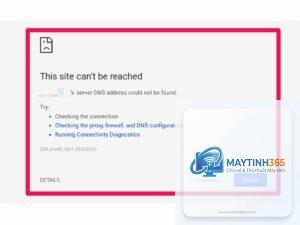 wifi bị dns error