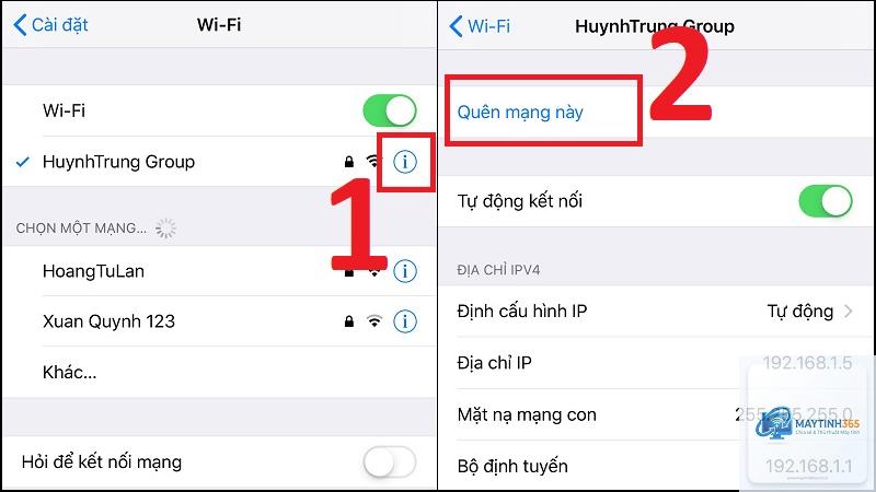 wifi bị giới hạn truy cập