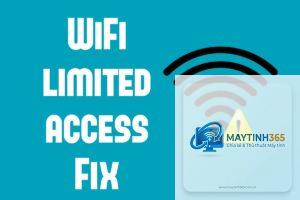 wifi bị limited access cách khắc phục