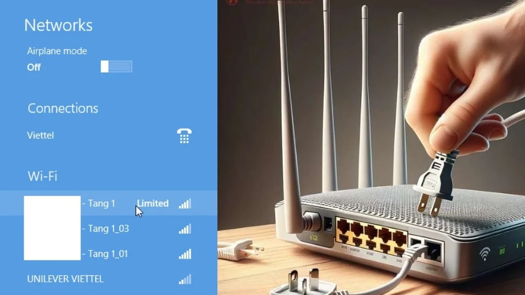 wifi bị limited access cách khắc phục - Hình 4