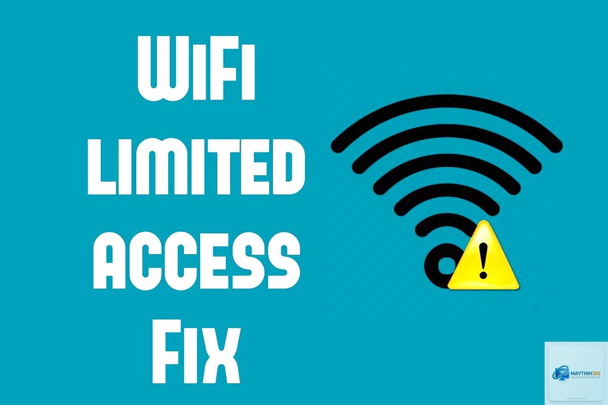 wifi bị limited access cách khắc phục - Hình 1