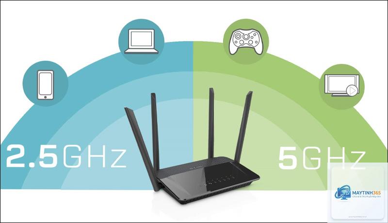 wifi không hiển thị mạng 5ghz