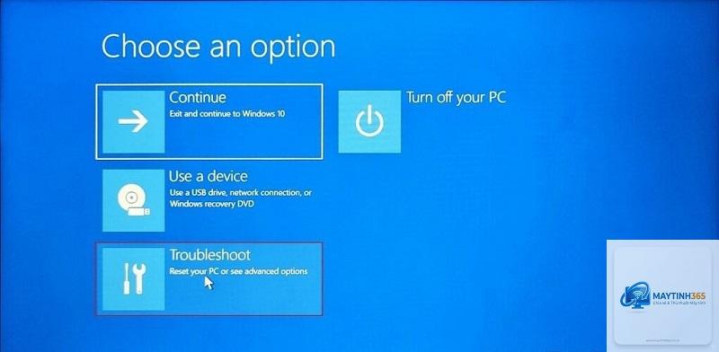windows 10 không vào được màn hình desktop - Hình 4