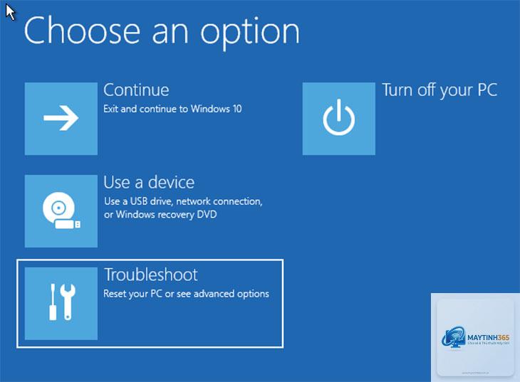 windows bị kẹt ở màn hình welcome
