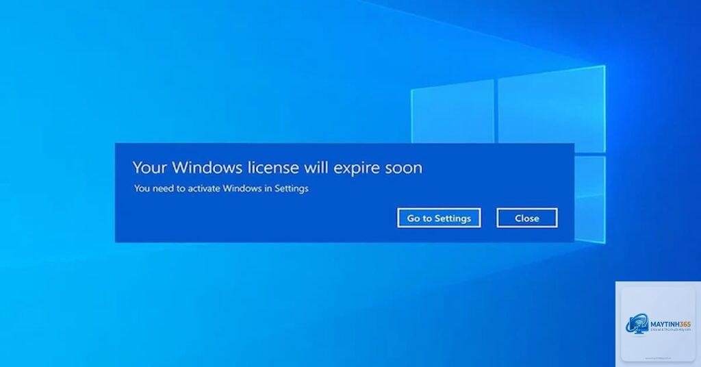 windows bị lỗi bản quyền