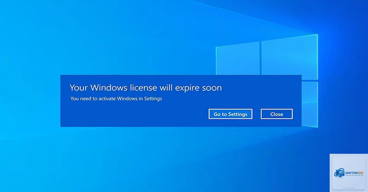 windows bị lỗi bản quyền - Hình 1