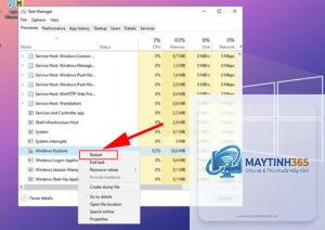windows bị lỗi explorer