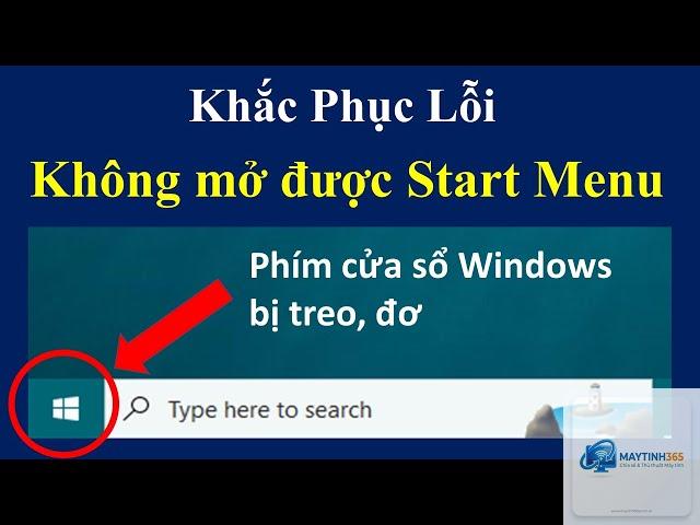 windows bị lỗi start menu - Hình 2