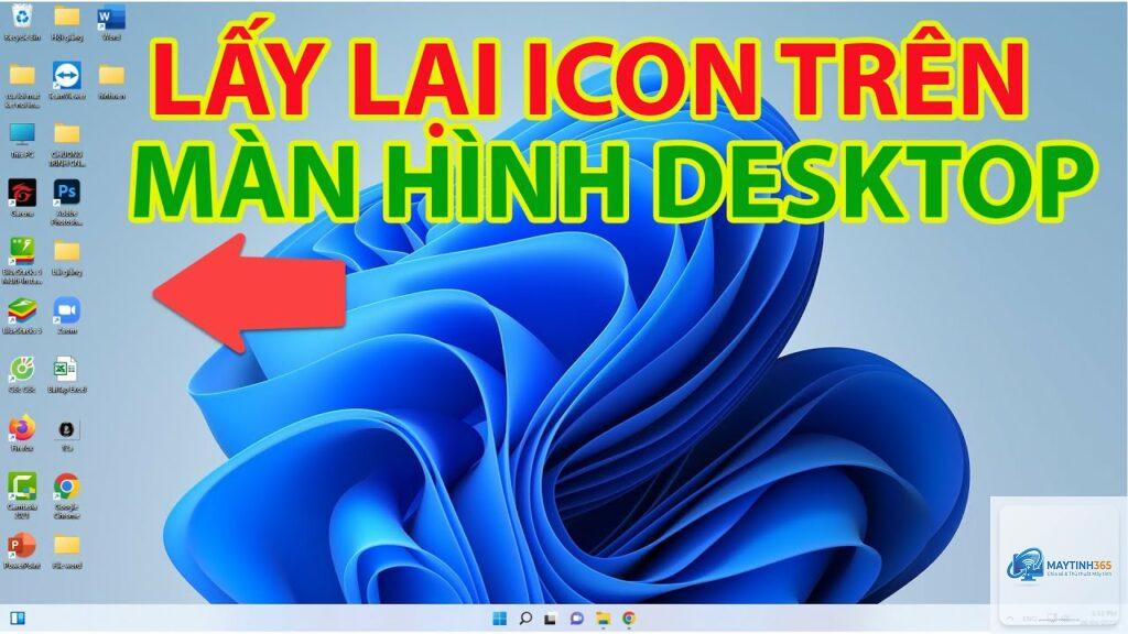 windows bị mất biểu tượng desktop