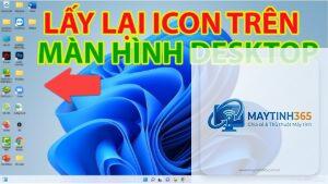 windows bị mất biểu tượng desktop