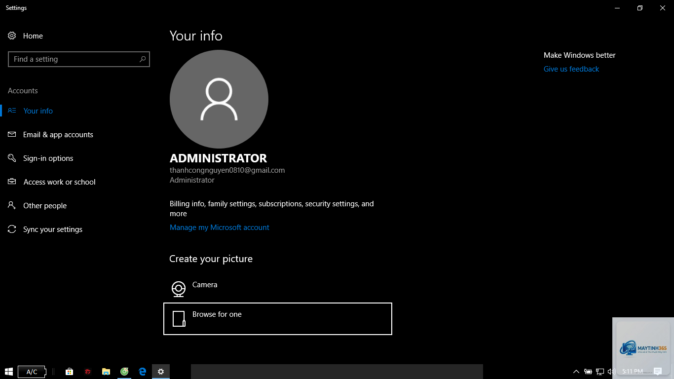 windows bị mất quyền admin - Hình 5