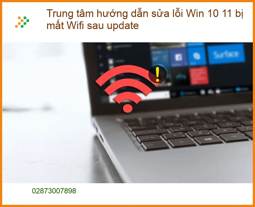 windows bị mất wifi sau update