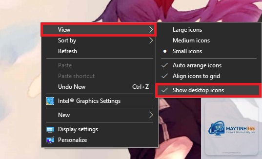 windows không hiện icon desktop - Hình 5