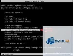 windows không khởi động được cách sửa