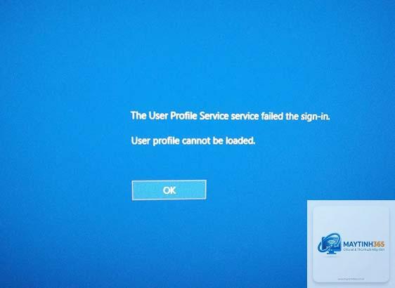 windows không load được profile user