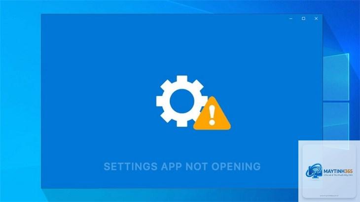windows không mở được settings