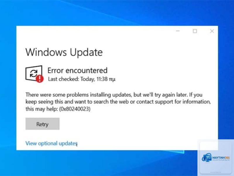 windows update bị lỗi - Hình 3