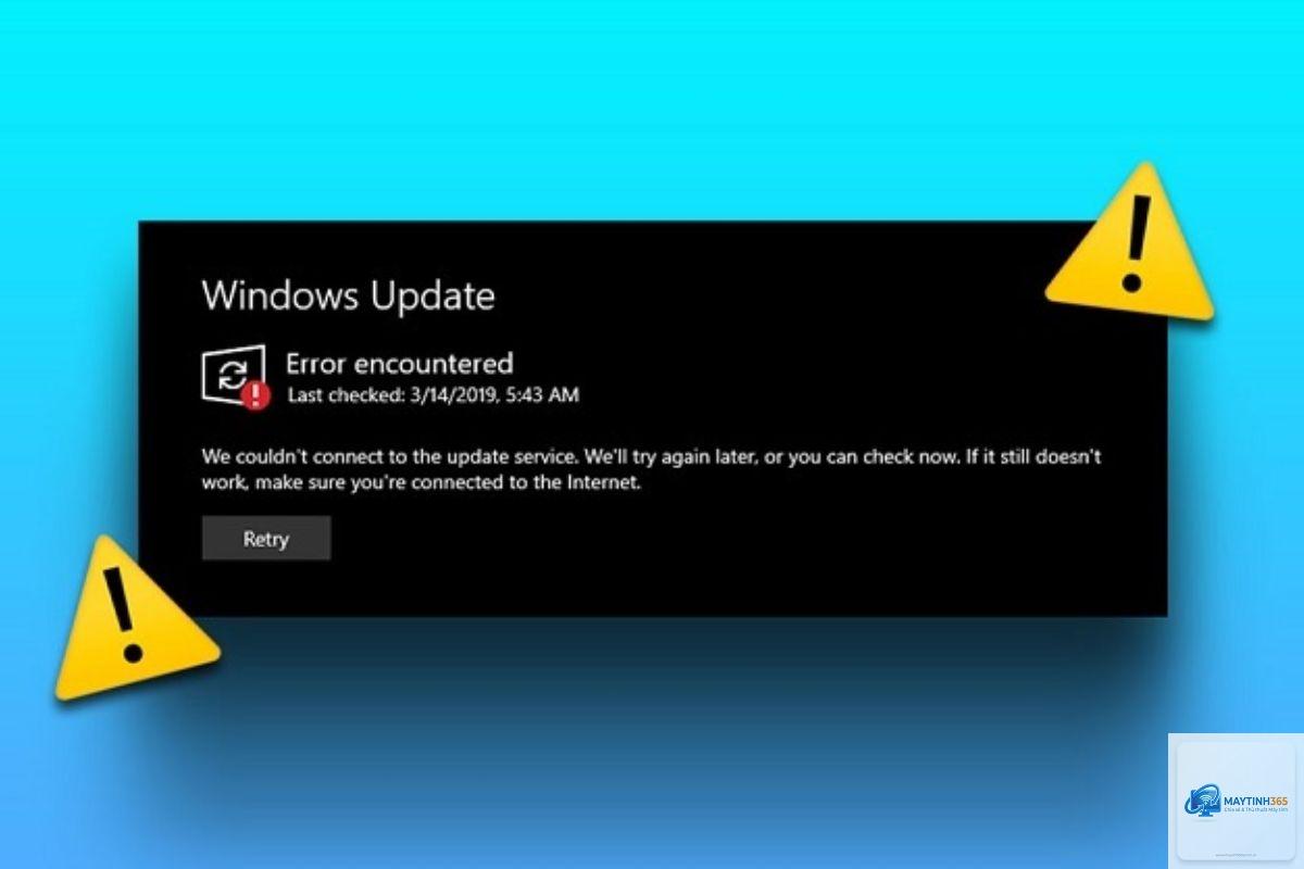 windows update bị lỗi - Hình 1