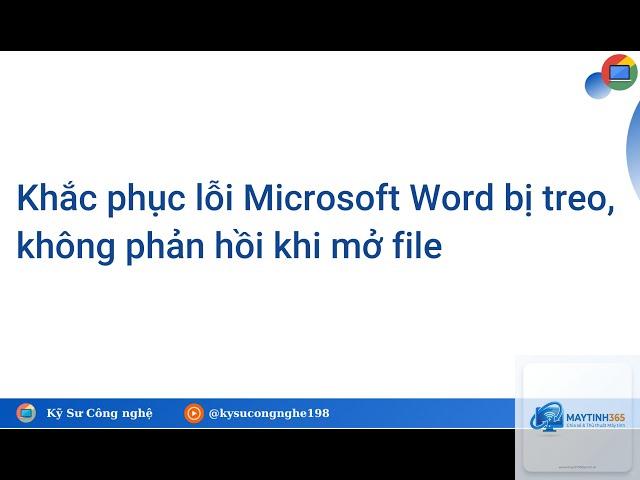 word bị treo