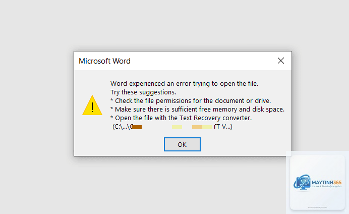 word không mở được file - Hình 5