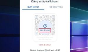zalo pc không đăng nhập được qr code