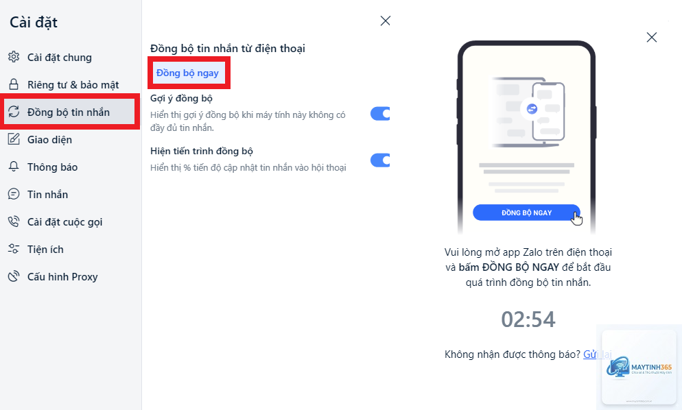 zalo pc không gửi tin nhắn cách khắc phục - Hình 5