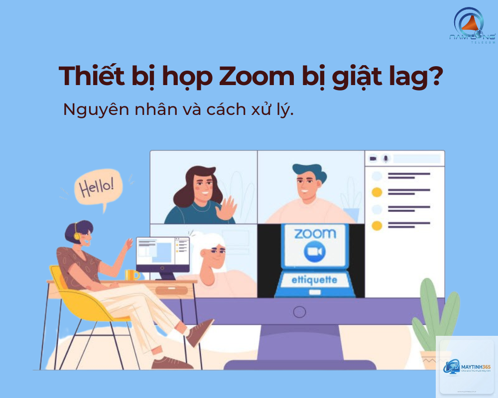 zoom bị lag khi họp online