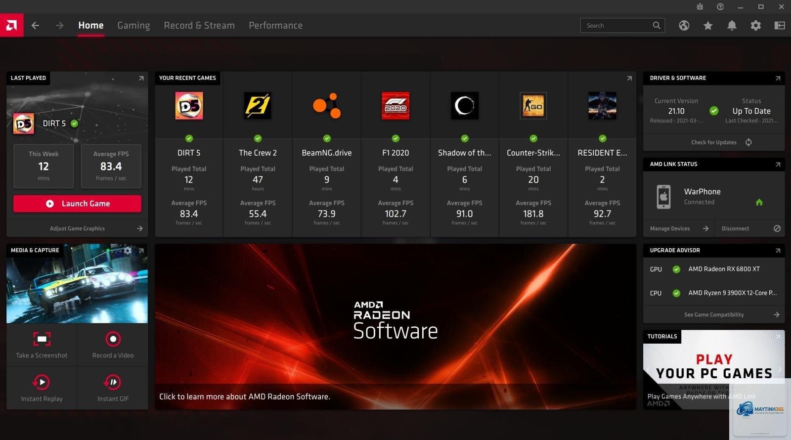 AMD Software Adrenalin Edition - Hình 2