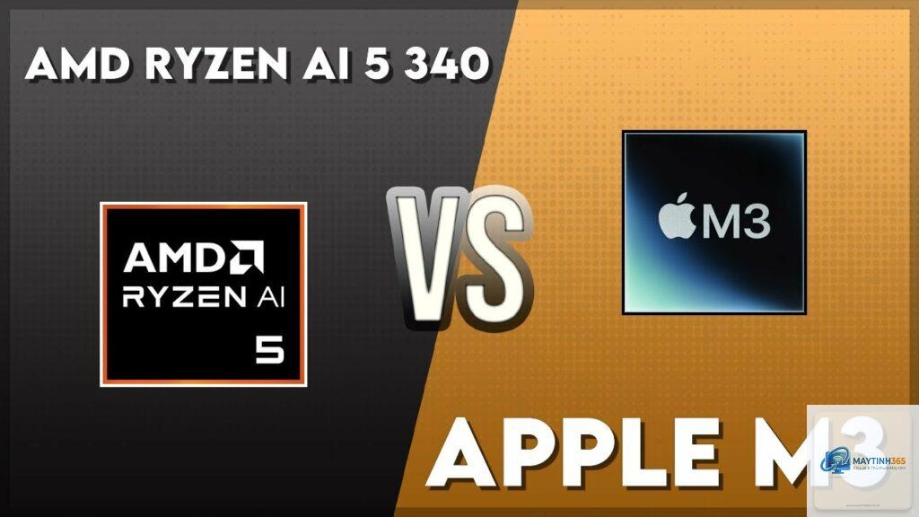 Apple M3 vs Ryzen AI