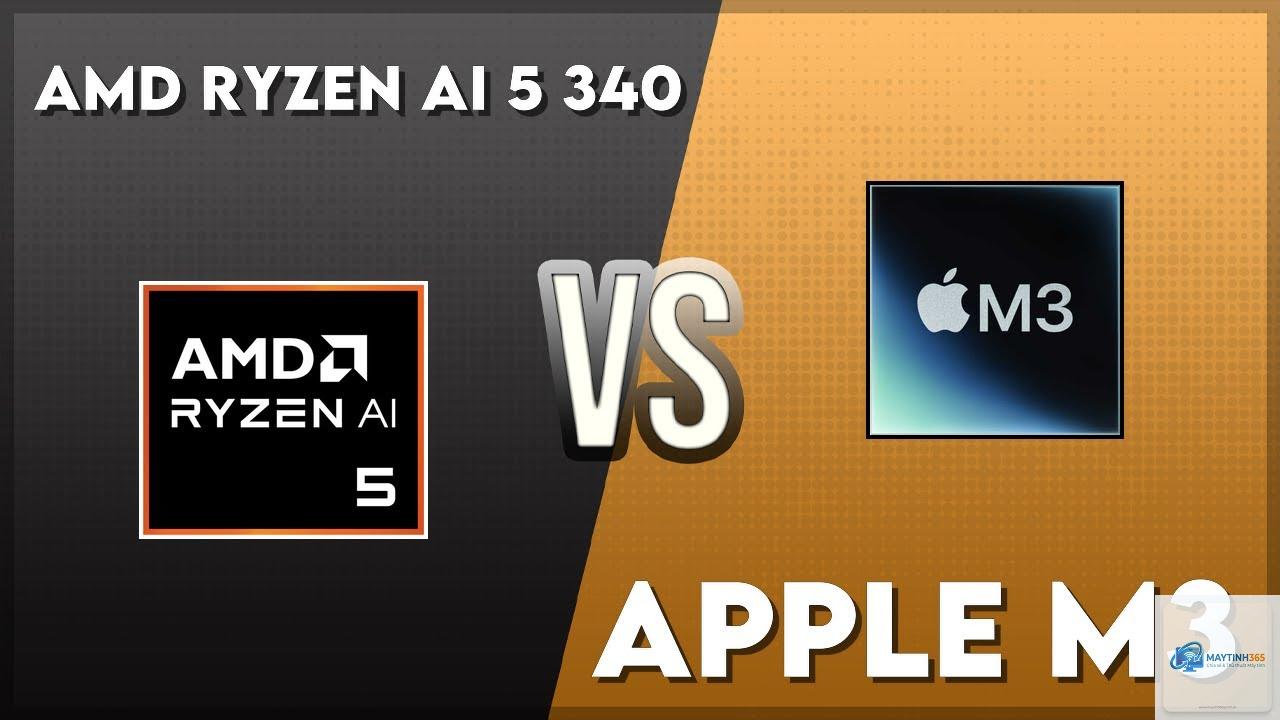 Apple M3 vs Ryzen AI - Hình 1